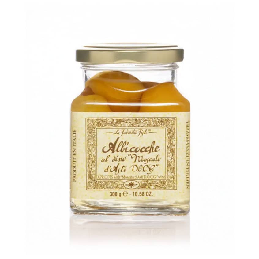 La Favorita Apricots with Moscato Wine